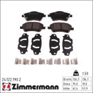 Zimmermann Bremsbelagsatz, Scheibenbremse 24122.190.2