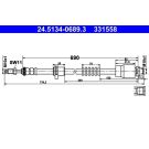 Bremsschlauch 24.5134-0689.3