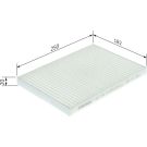 BOSCH 1 987 435 075 Innenraumfilter