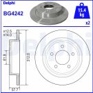 Bremsscheibe BG4242 Bremsscheibe BG4242