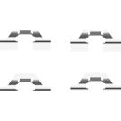 Hella Zubehörsatz, Scheibenbremsbelag 8DZ 355 203-231