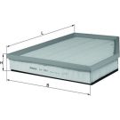 Knecht Luftfilter LX 1261