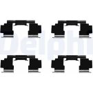 Delphi Zubehörsatz, Scheibenbremsbelag LX0301