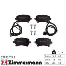 Zimmermann Bremsbelagsatz, Scheibenbremse 23883.175.1