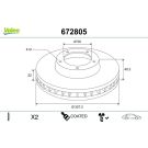 Bremsscheibe 672805
