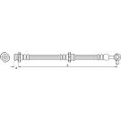 Metzger Bremsschlauch 4110848