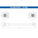 Bremsschlauch 24.5202-0204.3 Bremsschlauch 24.5202-0204.3