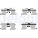 Delphi Zubehörsatz, Scheibenbremsbelag LX0407