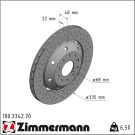 Bremsscheibe 100.3342.70 Bremsscheibe 100.3342.70