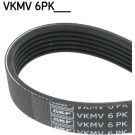 Keilrippenriemen VKMV 6PK1637