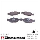 Zimmermann Bremsbelagsatz, Scheibenbremse 24487.160.1