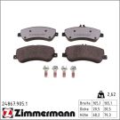 Zimmermann Bremsbelagsatz, Scheibenbremse rd:z 24867.905.1