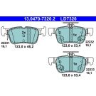 ATE Ceramic 13.0470-7320.2 Bremsbeläge mit akustischer Verschleißwarnung ATE Ceramic 13.0470-7320.2 Bremsbeläge mit akustischer Verschleißwarnung