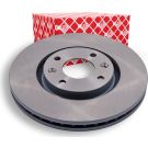 FEBI BILSTEIN 21121 Bremsscheibe Vorne Ø283mm 4x108 innenbelüftet, beschichtet