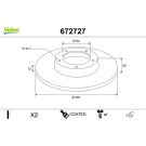 Bremsscheibe 672727