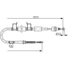 BOSCH Seilzug, Feststellbremse 1 987 482 362