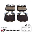 Zimmermann Bremsbelagsatz, Scheibenbremse 22425.200.1