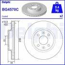 Delphi Bremsscheibe BG4570C Delphi Bremsscheibe BG4570C