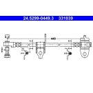 Bremsschlauch 24.5299-0449.3 Bremsschlauch 24.5299-0449.3