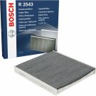 BOSCH 1 987 432 543 Innenraumfilter Aktivkohlefilter, 252x235x32 mm BOSCH 1 987 432 543 Innenraumfilter Aktivkohlefilter, 252x235x32 mm