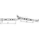 Metzger Bremsschlauch 4110709