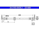 Bremsschlauch 24.5103-0430.3 Bremsschlauch 24.5103-0430.3