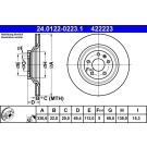Bremsscheibe 24.0122-0223.1