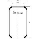 FEBI BILSTEIN 20450 Federbalg, Luftfederung