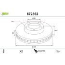 Bremsscheibe 672862