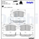 Delphi Bremsbelagsatz, Scheibenbremse LP1742