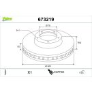 Bremsscheibe 673219 Bremsscheibe 673219
