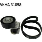 SKF Keilrippenriemensatz VKMA 31058