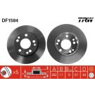 TRW Bremsscheibe DF1584