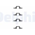 Delphi Zubehörsatz, Scheibenbremsbelag LX0260