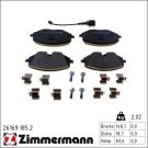 Zimmermann Bremsbelagsatz, Scheibenbremse 26169.185.2