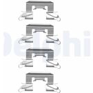 Delphi Zubehörsatz, Scheibenbremsbelag LX0507