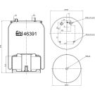 FEBI BILSTEIN 46391 Federbalg, Luftfederung