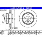 Bremsscheibe 24.0319-0107.1