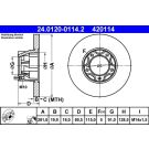 Bremsscheibe 24.0120-0114.2