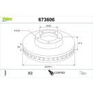 Bremsscheibe 673606