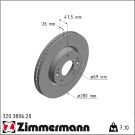 Bremsscheibe 320.3806.20 Bremsscheibe 320.3806.20
