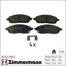 Bremsbelagsatz, Scheibenbremse 26742.190.2 Bremsbelagsatz, Scheibenbremse 26742.190.2