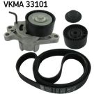 SKF Keilrippenriemensatz VKMA 33101
