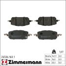 Zimmermann Bremsbelagsatz, Scheibenbremse 26506.160.1