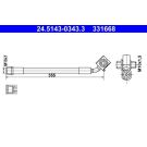 Bremsschlauch 24.5143-0343.3 Bremsschlauch 24.5143-0343.3