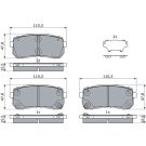 Bremsbelagsatz, Scheibenbremse 0 986 494 971 Bremsbelagsatz, Scheibenbremse 0 986 494 971