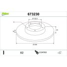 Bremsscheibe 673230