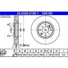 Bremsscheibe 24.0326-0106.1