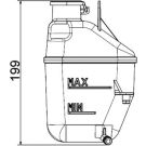 Ausgleichsbehälter, Kühlmittel CRT 88 001S Ausgleichsbehälter, Kühlmittel CRT 88 001S