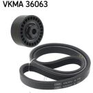 SKF Keilrippenriemensatz VKMA 36063